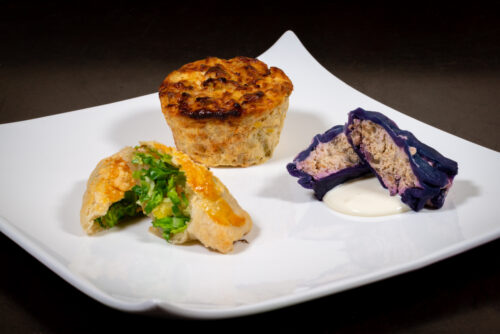 Misto verdure: strudel, involtini e flan